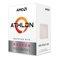 PROCESADOR AMD ATHLON 3000G S-AM4 35W 3.5GHZ 2CPU CORES  /  GRAFICOS RADEON VEGA 3GPU  /  CON VENTILADOR  / COMP. BASICO. AMD YD3000C6FHBOX