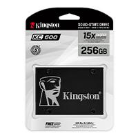 UNIDAD DE ESTADO SOLIDO SSD KINGSTON KC600 256GB 2.5 SATA3 7MM LECT.550/ESCR.500MBS