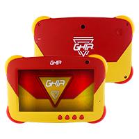 TABLET GHIA 7 KIDS / A50 QUADCORE / 1GB RAM / 16GB  / 2CAM / WIFI / BLUETOOTH / 2500MAH / ANDROID 9  / ROJA GHIA GTKIDS7IM