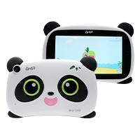 TABLET GHIA PANDA 7 PULGADAS / A50 QUADCORE / 1GB / 16GB / 2CAM / WIFI / BLUETOOTH / 2500MAH / ANDROID 9 GO EDITION  /  OJOS VERDES GHIA GTPND7GRN