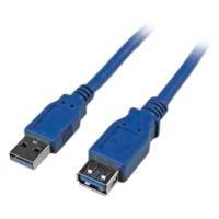 Cable 1m Extensión Alargador USB 3.0 SuperSpeed - Macho a Hembra USB A -  Extensor - Azul en