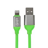 CABLE USB TIPO LIGHTNING GHIA 1M COLOR VERDE