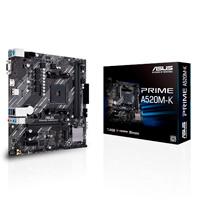 MB ASUS A520 AMD S-AM4 3A GEN / 2X DDR4 2800 / HDMI / VGA / M.2 / 4X USB3.2 / MICRO ATX / GAMA BASICA ASUS OEM PRIME A520M-K