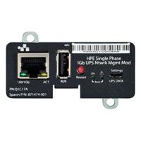 HPE SINGLE PHASE 1GB UPS NTWRK MGMT MOD HEWLETT PACKARD ENTERPRISE Q1C17A