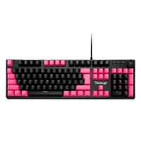 TECLADO MECANICO EXTENDIDO OCELOT / ALAMBRICO / ILUMINACION TIPO RGB CUBIERTA DE ABS / COLOR NEGRO CON ROSA / GAMER OCELOT GAMING OGMK04