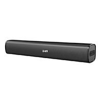 MINI BARRA DE SONIDO PORTATIL  /  2.0 CANALES / RECARGABLE  / BLUETOOTH /  USB /  AUX /  FM /  20W RMS GHIA GSB-013