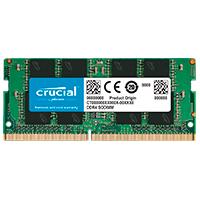 MEMORIA CRUCIAL SODIMM DDR4 16GB 3200MHZ CL22 256 PIN 1.2V P / LAPTOP CRUCIAL CT16G4SFRA32A