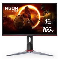 MONITOR AOC GAMER CURVO 23.6  /  NEGRO - ROJO  /  PANEL VA  /  HDMI VGA DISPLAYPORT  /  ASPECTO 16:9  /  TR 1 MS  /  AMD FREE SYNC  /  165 HZ  /  RESOLUCION 1920 X 1080  /  250 CD / M2  /  80 MILLONES