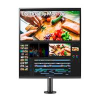 MONITOR DUALUP ERGO LED LG 28MQ780-B 28 2560X2880 ASPECTO16:18 75HZ, TR 5MS, PANEL NANOIPS, HDMI(2) DPORT(1) AUX(1) USB-C(1) MODO(2PBP) CON KVM INTEGRADO HDR10 CALIBRACION DE COLOR,SOPORTE ERGONOMICO 