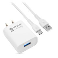 COMBO BROBOTIX CARGADOR DE PARED + CABLE USB-A A USB-C, CARGA RAPIDA, 18W, COLOR BLANCO BROBOTIX 6001318