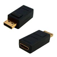 ADAPTADOR BROBOTIX DISPLAYPORT MACHO A HDMI A HEMBRA, NEGRO BROBOTIX 048260