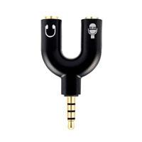 ADAPTADOR BROBOTIX STEREO Y A 3.5 DUAL HEMBRA COLOR NEGRO. BROBOTIX 181802-2