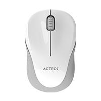 MOUSE ACTECK OPTIMIZE TRIP MI480  /  INALAMBRICO  /  RECEPTOR USB  /  LASER  /  CLICK SILENCIOSO  /  1600 DPI  /  BLANCO  /  AC-934886 ACTECK AC-934886