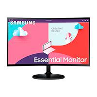 MONITOR LED SAMSUNG 27 PULGADAS, ESSENTIAL,CURVO, FHD, 75 HZ, PANEL VA, HDMI, VGA, 1800R, 4MS SAMSUNG LS27C360EALXZX