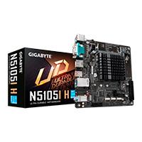 MB GIGABYTE CPU INTEGRADO INTEL CELERON N5105  / 2X SO-DIMMDDR4 2400 / 2133 MHZ  / 1 HDMI / 4XUSB  / MINI ITX / GAMA BASICA GIGABYTE N5105I H