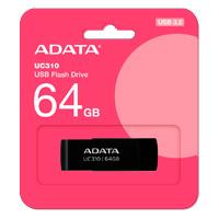MEMORIA ADATA 64GB USB 3.2 UC310 NEGRO ADATA UC310-64G-RBK