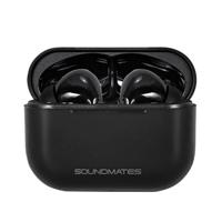 AUDIFONOS INALAMBRICOS SOUNDMATE V2 8483HD CON ESTUCHE DE CARGA NEGRO TECH ZONE ACCESORIOS 8483HD