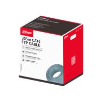 CABLE UTP /  DAHUA /  DH-PFM920I-6F-C /  BOBINA DE 305M /  FTP CAT6, ALIMENTACION A TRAVES DE ETHERNET /  MATERIAL CONDUCTOR DE COBRE LIBRE DE OXIGENO DE ALTA PUREZA /  CUBIERTA EXTERIOR DE PVC PERSON