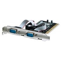TARJETA SERIAL PCI,MANHATTAN,158213, 2 PUERTOS DB9 MANHATTAN 158213