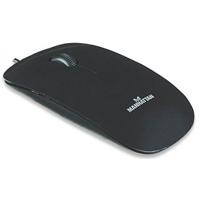 MOUSE,MANHATTAN,177658, ECONOMICO USB NEGRO MANHATTAN 177658