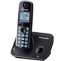 TELEFONO PANASONIC KX-TG4111MEB INALAMBRICO PANTALLA LCD 1.8 COLOR AZUL TECLADO ILUMINADO ALTAVOZ  50 NUMERO EN DIRECTORIO BLOQUEO DE LLAMADAS NO DESEADAS (NEGRO) PANASONIC KX-TG4111