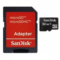 MEMORIA SANDISK 32GB MICRO SD CLASE 4 C / ADAPTADOR SANDISK SDSDQM-032G-B35A