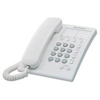TELEFONO PANASONIC KX-TS550 ALAMBRICO BASICO UNILINEA CON 13 MEMORIAS (BLANCO)