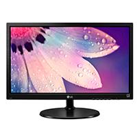 MONITOR LED LG 19M38A-B 18.5 HD 1366X768, ASPECTO 16:9, 60 HZ,TR 5MS, PANEL TN, VGA(1), COLOR NEGRO LG 19M38A