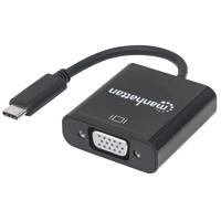 CABLE CONVERTIDOR MANHATTAN USB-C 3.1 A VGA HD15 MACHO-HEMBRA MANHATTAN 151771