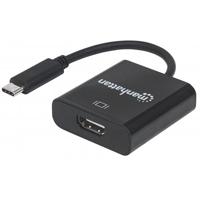 CABLE CONVERTIDOR MANHATTAN USB-C 3.1 A HDMI 4K MACHO-HEMBRA MANHATTAN 151788
