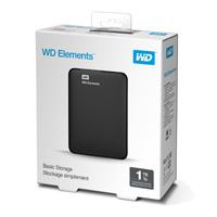 DISCO DURO EXTERNO WD ELEMENTS 1TB 2.5 PORTATIL USB3.0 NEGRO WINDOWS WD - WESTERN DIGITAL WDBUZG0010BBK-WESN