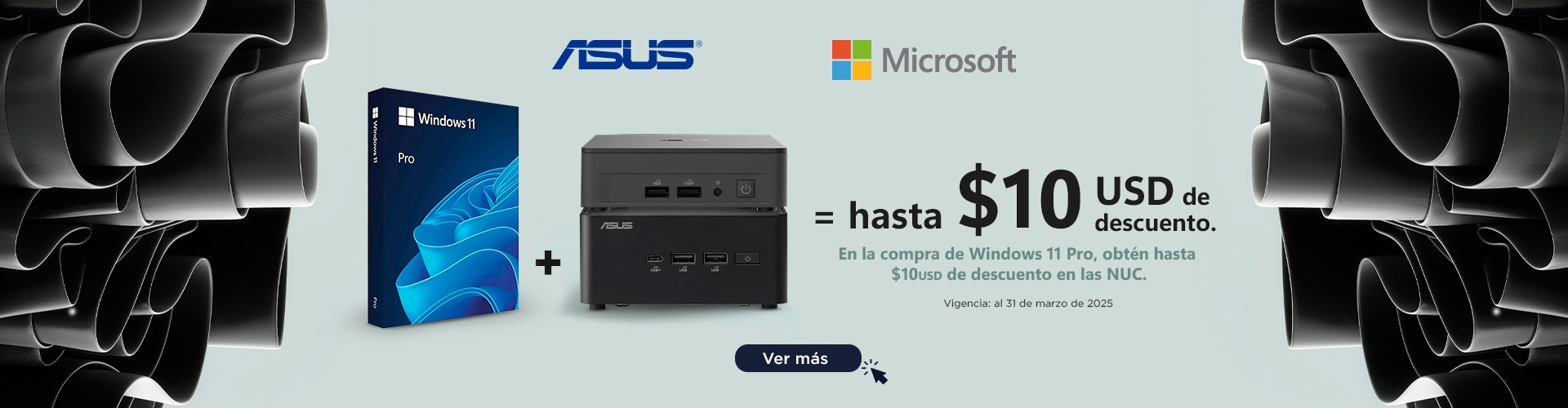Adquiere Windows 11 para tu ASUS NUC y obtn increbles descuentos.