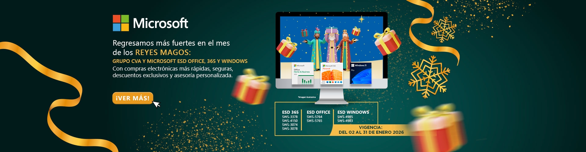 Reyes magos Microsoft