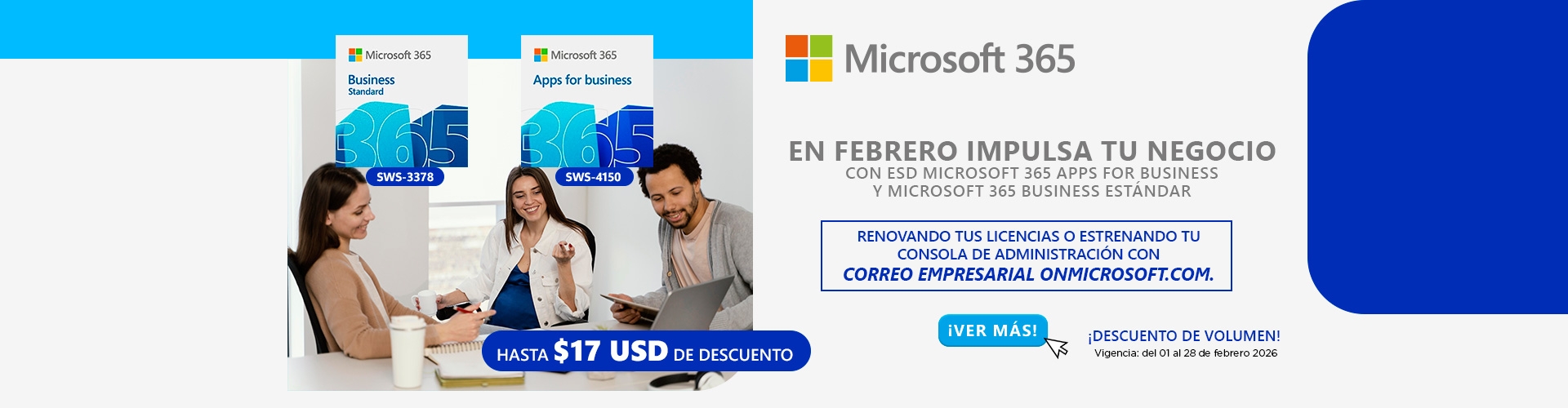EN FEBRERO IMPULSA TU NEGOCIO MICROSOFT 365